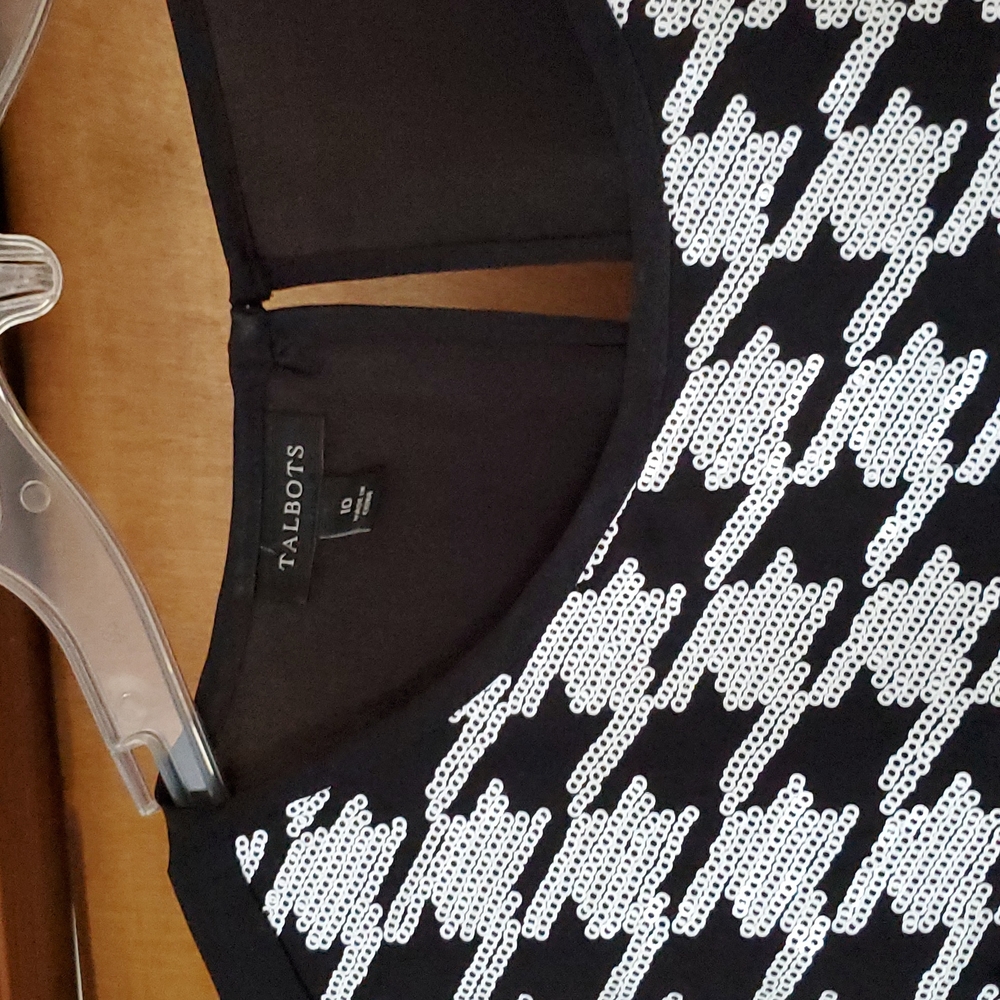 Women's Talbots Top With Sequence And Shear Are B… - image 2